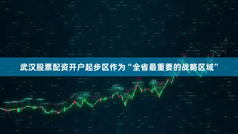 武汉股票配资开户起步区作为“全省最重要的战略区域”